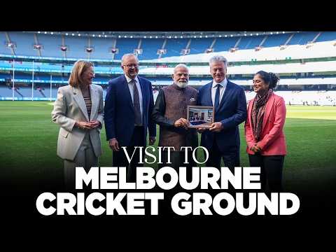 PM Modi visits Melbourne Cricket Ground in Australia