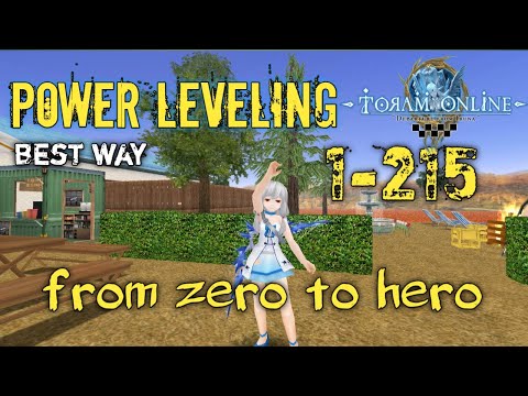 Power Leveling Guide 1-215 | Toram Online