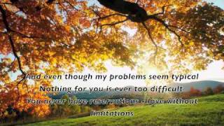 Big Enough by Ayiesha Woods (ft. Toby Mac) with lyrics