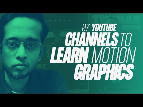 07 Youtube Channels to learn motion graphics – Graphical Anuj #shorts