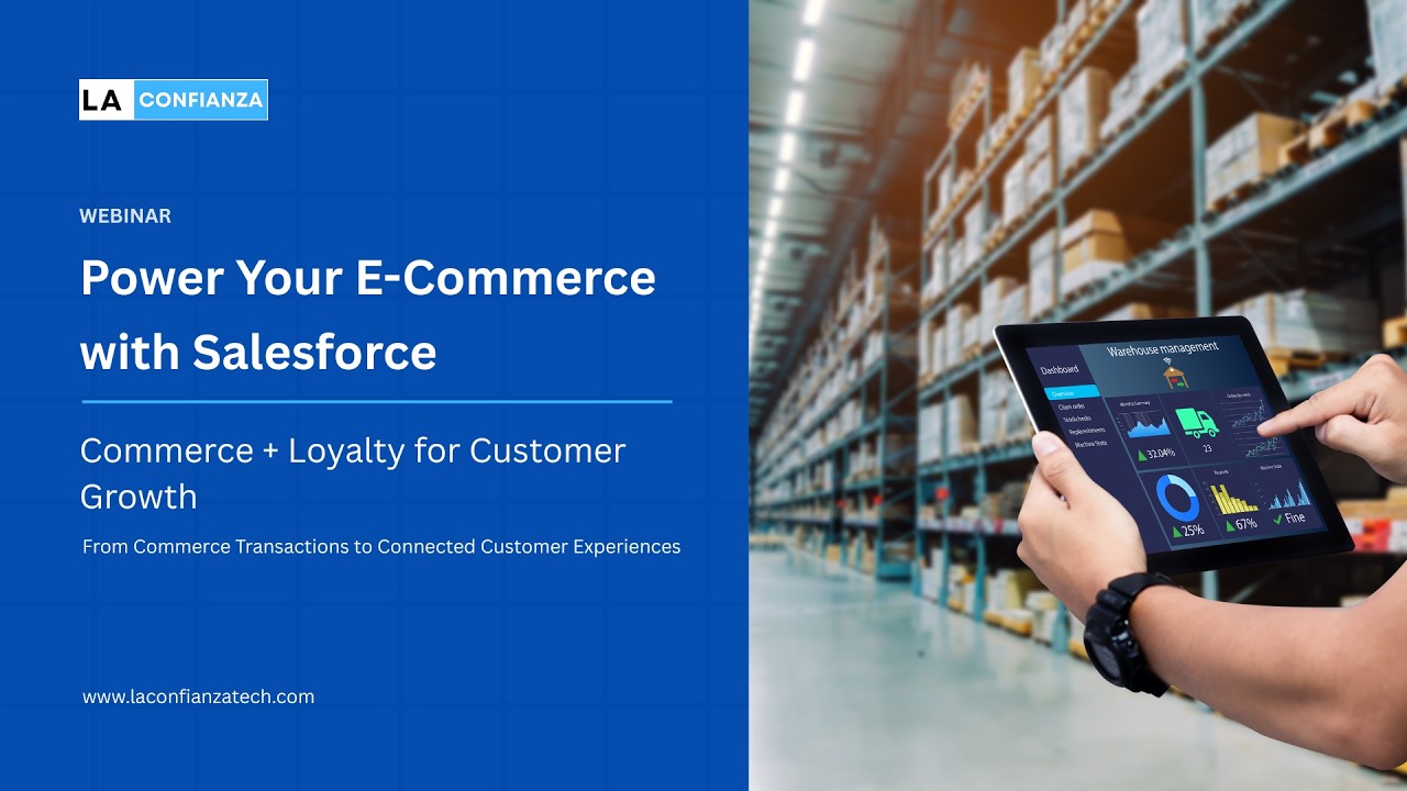 Video presentation recording for Power Your E-Commerce with Salesforce: Commerce + Loyalty for Customer Growth