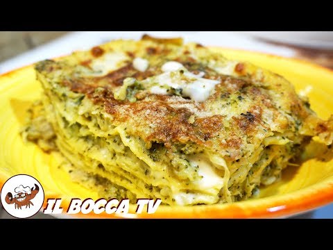 583 - Lasagne broccoli e funghi...e la tavola allunghi! (lasagne vegetariane, primo facile e veloce)