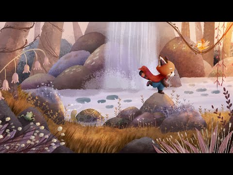 Relaxing music | Procreate drawing | digital art | children's book illustration