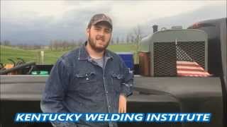 Rig Welder Austin Davis makes $50 and $100, endorses Kentucky Welding Institute