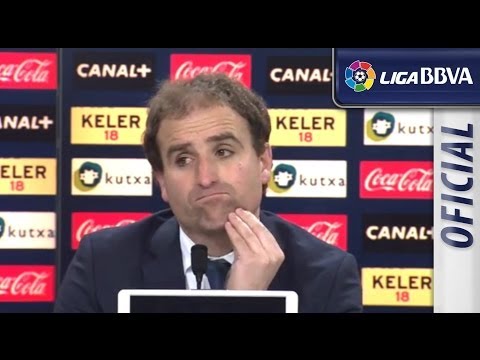 Rueda de Prensa de Arrasate tras el Real Sociedad (2-3) Rayo Vallecano - HD