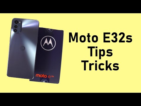 Moto E32s Tips and Tricks