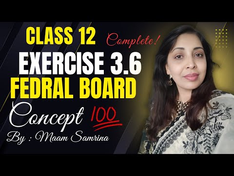 Exercise 3.6 Class 12 maths |exercise 3.6 class 12| ex 3.6 Class 12 maths | ex 3.6 class 12 nbfmaths