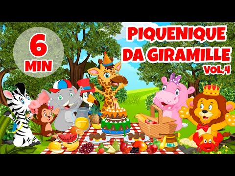 Piquenique da Giramille Vol. 4 - Giramille 6 min | Desenho Animado Musical
