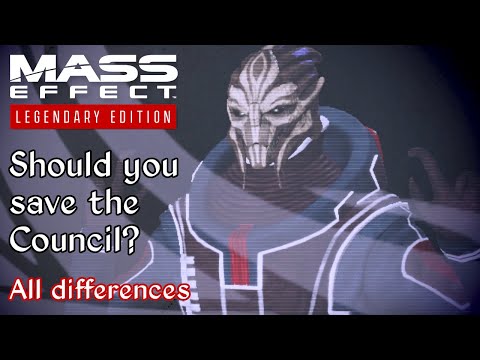 Mass Effect 2 - Is saving the Council worth it? - All differences