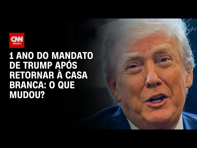 Professor analisa 1º ano do mandato de Donald Trump após o retorno à Casa Branca | LIVE CNN