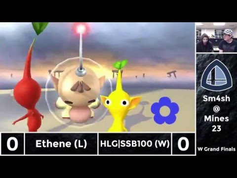 Sm4sh@Mines 23 - Ethene [L] (Corrin) Vs, HLG|SSB100 [W] (Olimar) - Grand Finals