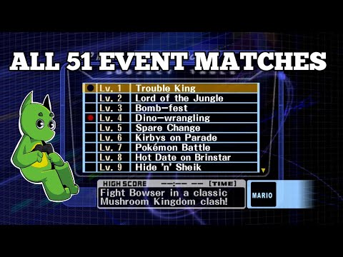 Super Smash Bros. Melee / All 51 Event Matches