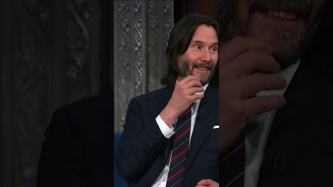Why there are so many Keanu Reeves meme? #keanureeves #stephencolbert #memes #funny #shorts