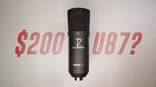 Video thumbnail for Tech Zone Audio Products Stellar X2 Mic Review / Test (with TLM103, U87, NT1, AT2020 Comparison) by Podcastage