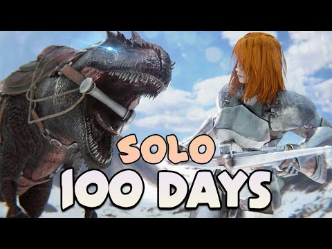 The Solo Life In ARK 100 Days