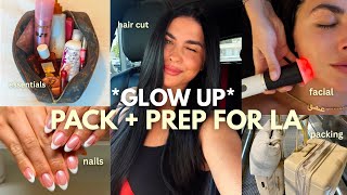 The *ULTIMATE* pack & prep for LA + GLOW UP! ⭐️🫧