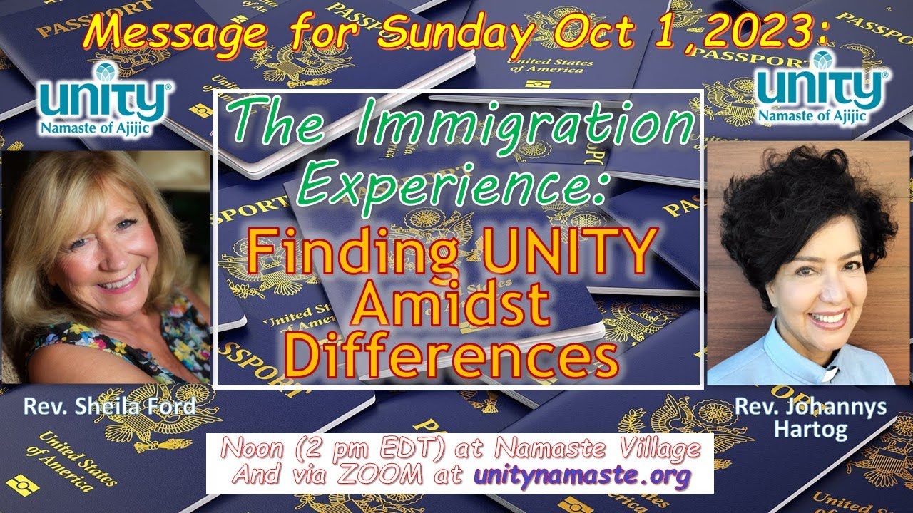 Unity Namaste of Ajijic Sunday Service Oct. 1, 2023
