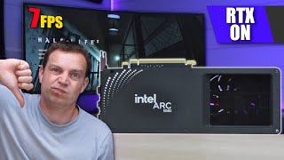 Destroying my Arc B580 with Half-Life 2 RTX.