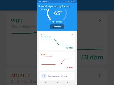WiFi net signal strength meter Video