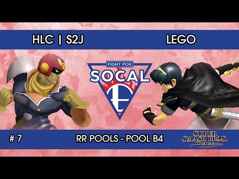 Fight For SoCal 7 - HLC | S2J (Captain Falcon) VS Lego (Marth) - SSBM - RR Pools (B4)