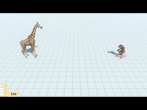 Giraffe vs all units - Animal Revolt Battle Simulator