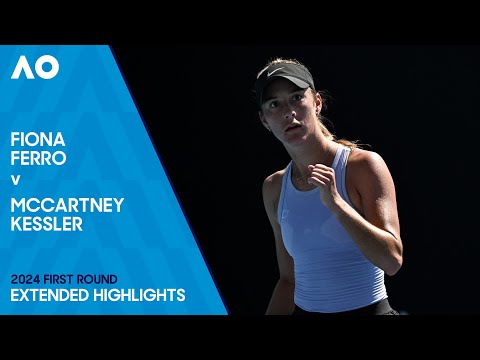 Fiona Ferro v McCartney Kessler Extended Highlights | Australian Open 2024 First Round