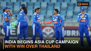 India beats Thailand in Asia Cup opener & more news | DD India Live | 5 PM IST
