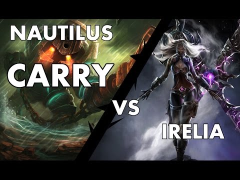 NAUTILUS TOP CARRY !!! Le pick OP!!! vs irelia Gameplay fr LoL s5 en 1080p