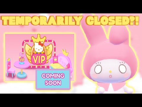 VIP SHOP CLOSED! | Roblox My Hello Kitty Cafe Updates | Riivv3r