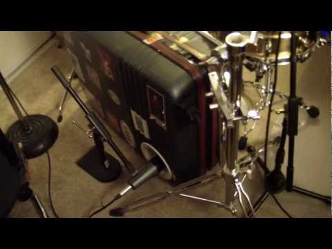 suitcase drum kit demo