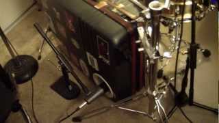 suitcase drum kit demo