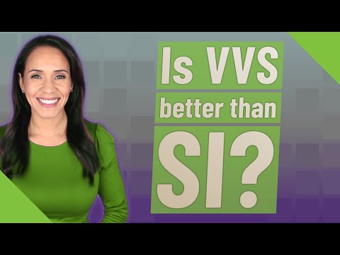 Is VVS better than SI?