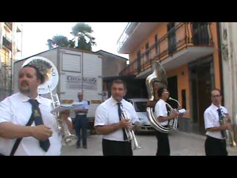 PietramelaraCTv PresentaBanda Citta di Ailano in Piazza Santo Agostino Pietramelara  CE