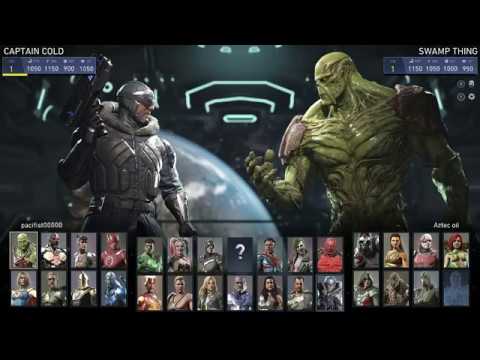 Injustice 2 Online Matches| pt. 5 Cpt. Cold vs. Swamp Thing