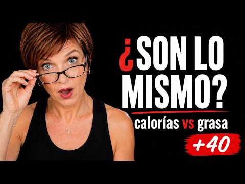 ¿Quemar calorías es lo mismo que quemar grasa?