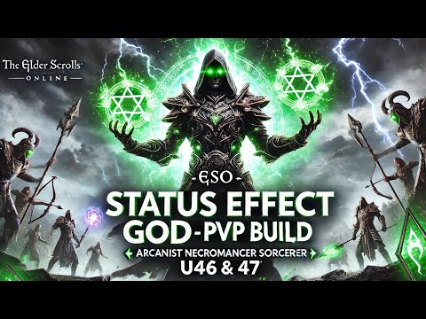 ESO - The Status Effect GOD PvP Build 😈 | Arcanist Necromancer Sorcerer (U46 & 47)