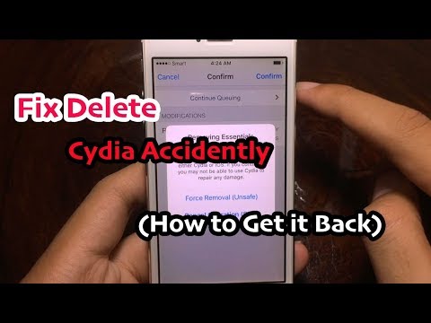 Fix Cydia Missing & Get Cydia back (Delete Cydia Accidently)