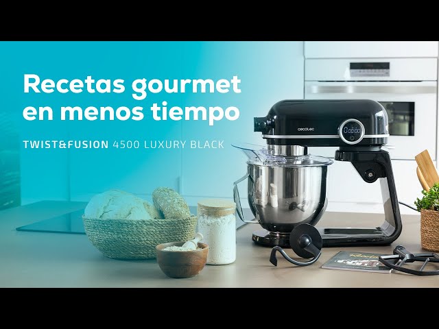 Cecotec Twist&Fusion 4500 Luxury Black Batidora Amasadora 800W video