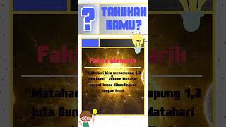 Download lagu Fakta tentang matahari #matahari #faktaunik #faktamenarik #edukasi #education #tahukahkamu #ingintau mp3 Download lagu Fakta tentang matahari #matahari #faktaunik #faktamenarik #edukasi #education #tahukahkamu #ingintau mp3