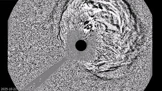 20251026 Sun Waves | Difference running | CME | Solar wind ( SOHO )