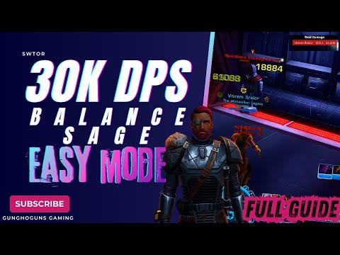 SWTOR 2025 Balance Sage PVE Guide: Easy 30K+ DPS Cereal Munching Build! 7.7 update