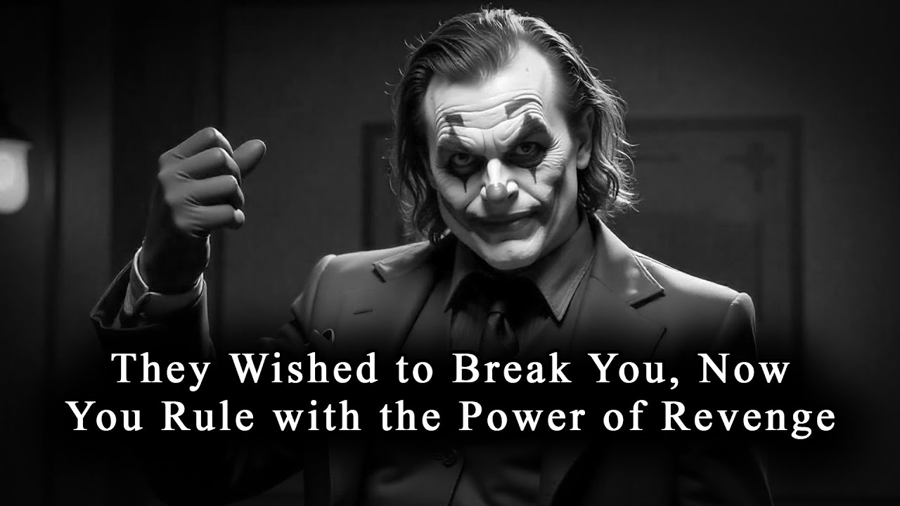 They Wished to Break You, Now You Rule with the Power of Revenge - JOKER SPEECH