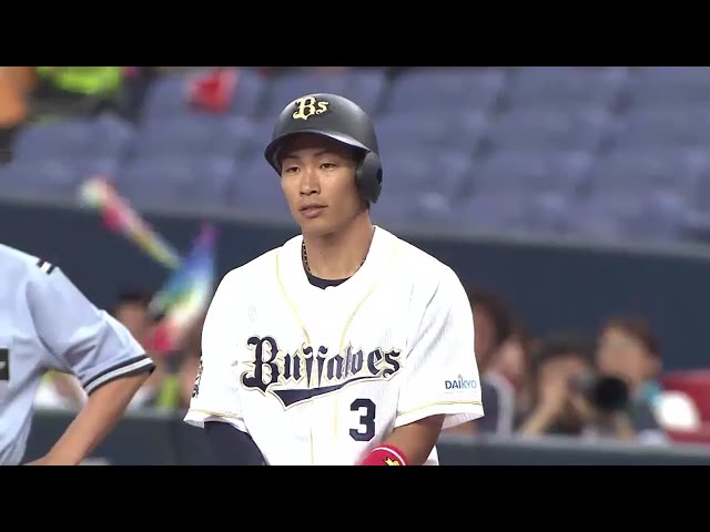 【3回裏】バファローズ・安達の一二塁間を破るタイムリーで反撃開始!! 2016/7/6 Bs-H