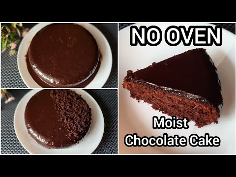 Cake | Moist Chocolate Cake | No Oven Homemade Cake |  Nisa Kitchen