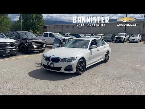 2020 BMW 3 Series 330i xDrive Sedan North America in White for sale at Bannister Chevrolet Penticton in Penticton, BC