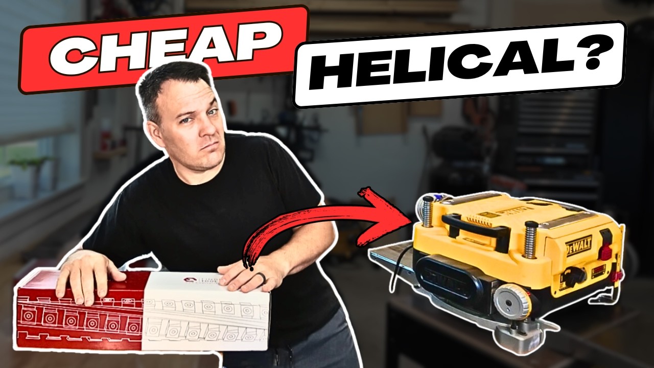 Is a Helical Cutter Worth It For Your DW735 Planer?