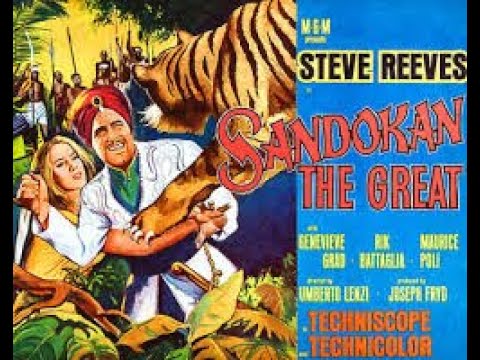 SANDOKAN THE GREAT trailer, 1963. STEVE REEVES.