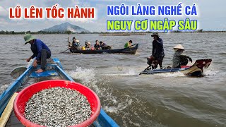 NƯỚC LŨ LÊN TỐC HÀNH NGUY CƠ NGẬP SÂU - NGÔI LÀNG NGHỀ CÁ BIÊN GIỚI CAMPUCHIA ĐÃ KHÔNG CÒN BÌNH TĨNH
