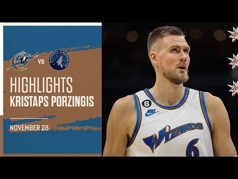 Highlights: Kristaps Porzingis scores a career-high 41 points vs Minnesota Timberwolves - 11/28/22