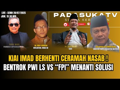 🔴[Live] Kiai Imad Hentikan Ceramah Nasab! PWI-LS vs “FPI” Bentrok, Solusi Damai Dinanti!